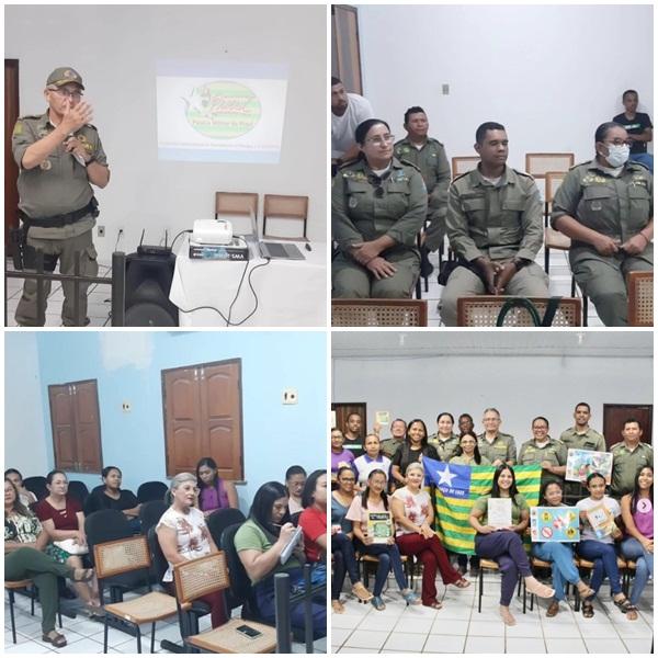 Polícia Militar do Piauí e Secretaria Municipal de Arraial firmam parceria para implementação do Proerd.(Imagem:Reprodução/Instagram)