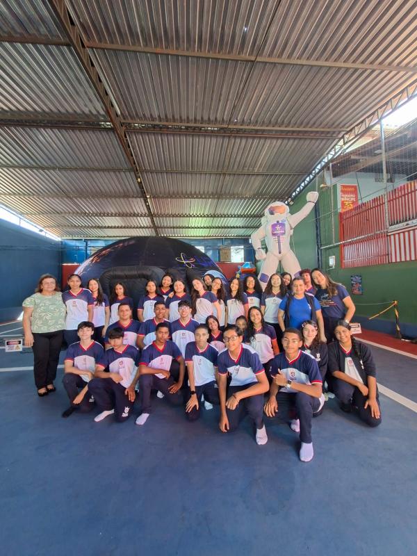 Planetário Móvel encanta alunos da Escola Pequeno Príncipe em Floriano(Imagem:EPP)