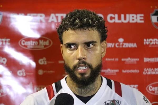 Lucas Mingoti, zagueiro do River-PI(Imagem:Pablo Cavalcante)