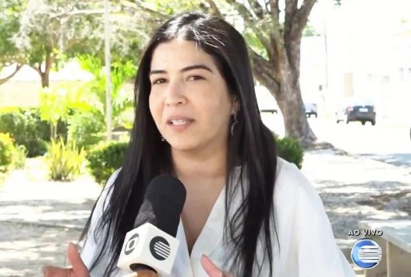 Haila Oka, secretaria municipal do Meio Ambiente em Floriano.(Imagem:TV Clube)