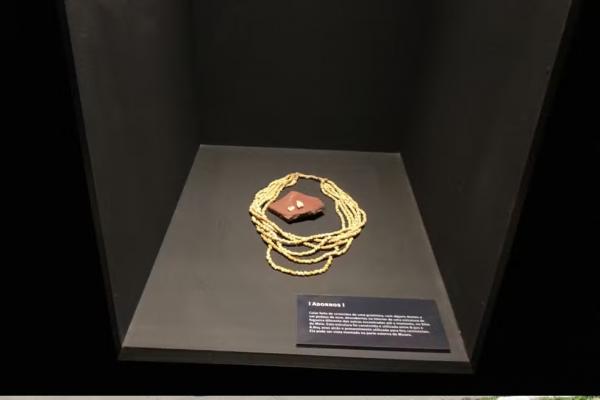 Colar de 8.500 anos da Serra da Capivara é destaque de exposição em São Paulo.(Imagem:Divulgação/Fumdham)