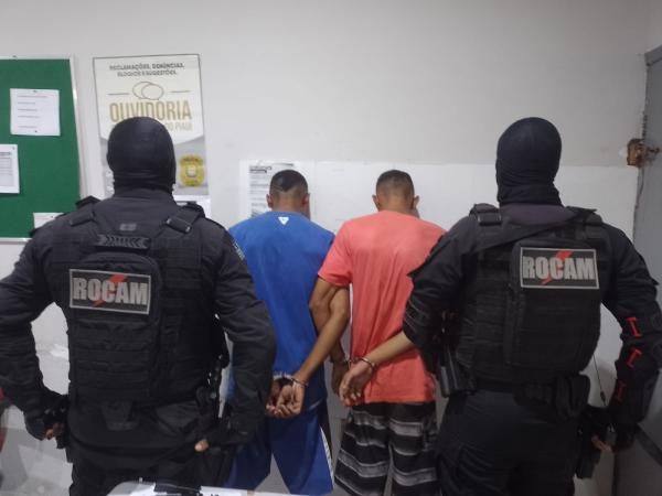 Equipe de ROCAM/FT do 3º BPM prende indivíduos suspeitos de furto de motocicleta em Floriano.(Imagem:Reprodução/Instagram)