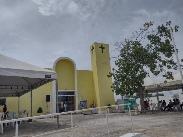 Inaugurada em Floriano, a Igreja Nossa Senhora Rosa Mística(Imagem:FlorianoNews)