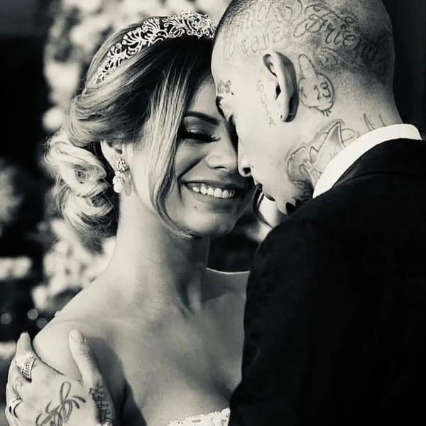  Lexa e Guimê no casamento deles.(Imagem:Reprodução/ Instagram )
