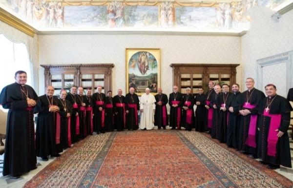 Bispo de Floriano participa de encontro com o Papa Francisco(Imagem:Reprodução)