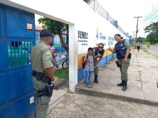 Polícia Militar garante paz nas escolas nos 224 municípios do Piauí(Imagem:Divulgação)