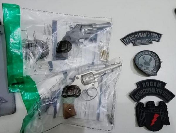 Polícia Militar recupera armas de fogo e age em resposta a roubo, resultando em confronto com um dos suspeitos.(Imagem:Reprodução/Instagram)