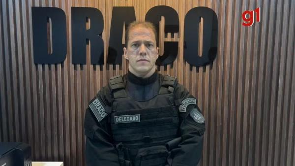 Delegado Laércio Evangelista, do Draco.(Imagem:Sthefany Prado / g1)