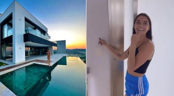 Key Alves se surpreende com reação inesperada de irmã gêmea ao conhecer sua mansão.(Imagem:Reprodução/Instagram)