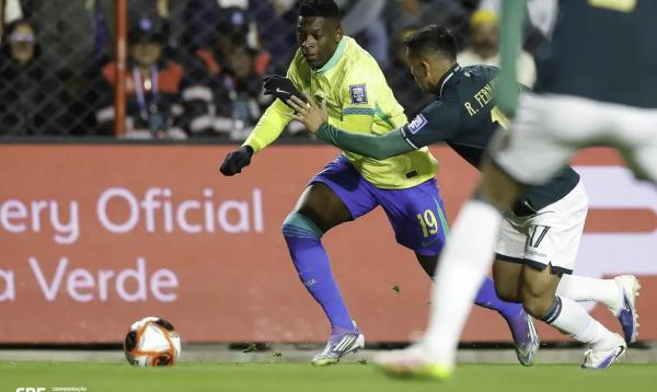 Seleção perde de 1 a 0 para bolivianos nos 4.150 metros de El Alto.(Imagem:RAFAEL RIBEIRO/CBF/DIREITOS RESERVADOS)