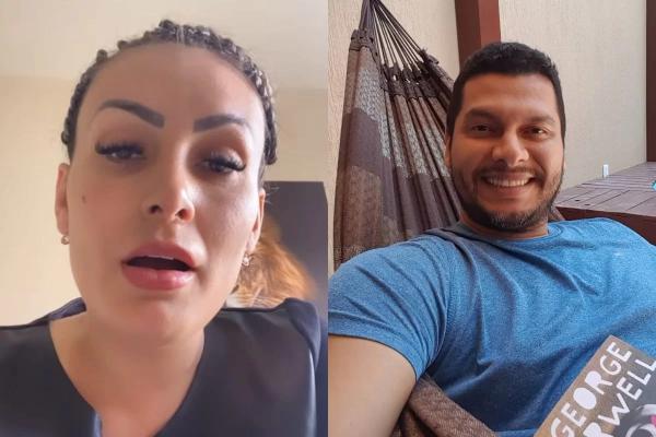 Ex-marido de Andressa Urach joga pertences dela na rua(Imagem:Reprodução)