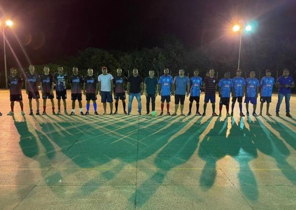 Cultura participa da abertura do 1° campeonato de futsal masculino do Tabuleiro do Mato.(Imagem:Secom)