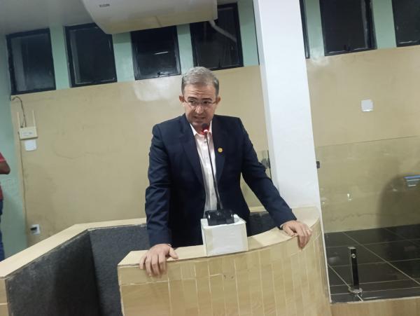 Vereador Marcus Vinicius destaca valoriza&ccedil;&atilde;o da educa&ccedil;&atilde;o durante sess&atilde;o do sindicato dos servidores em Bar&atilde;o de Graja&uacute;.(Imagem:FlorianoNews)