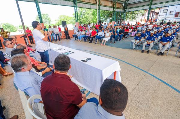Rafael Fonteles autoriza obras de pavimentação e anuncia novos investimentos em Nazária.(Imagem:Divulgação)