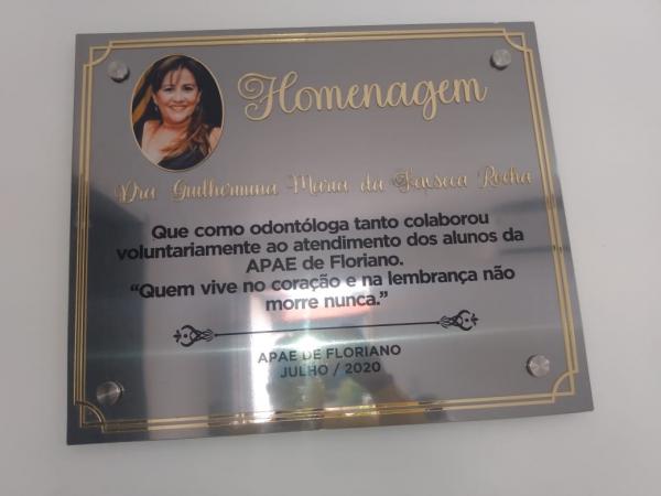 Homenagem à Dra. Guilhermina Rocha(Imagem:FlorianoNews)