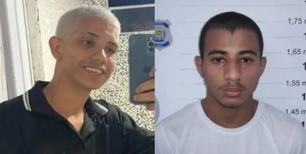  Filipi Wanderson De Oliveira Da Silva (à esquerda na foto acima), 18 anos, e Everton Rodrigo Pedreira Santos (à direita na imagem acima), 22 anos, estão sendo procurados pela polí(Imagem:Divulgação/PCPI )