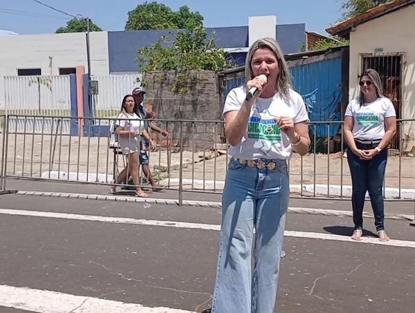 Kamilla Amilanny, secretária de Educação de Barão de Grajaú.(Imagem:FlorianoNews)