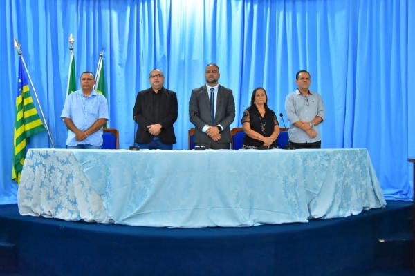 Claudênio Moura, Nylfranyo Ferreira, Joab Curvina,  Lea de Almeida e Valderson Pires.(Imagem:CMF)