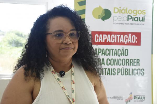 Luciana Abreu, coordenadora de projetos da Segov.(Imagem:Francisco Gilásio)