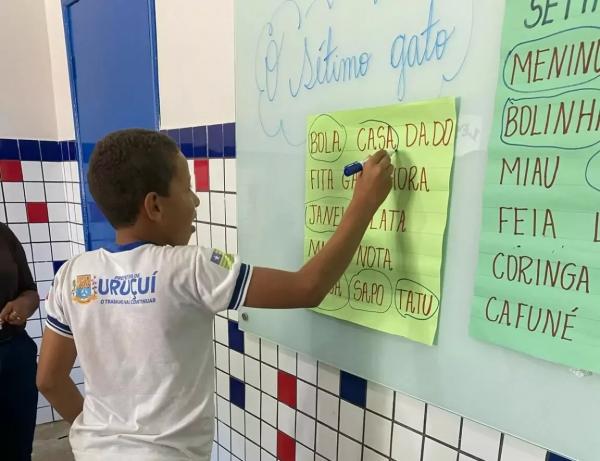 Parceria entre Uespi e rede municipal promove intervenções pedagógicas em turmas de 4º e 5º anos.(Imagem:Divulgação)