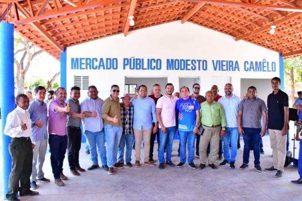 Prefeitura de Floriano entrega Mercado Público Modesto Vieira Camêlo reformado.(Imagem:Secom)