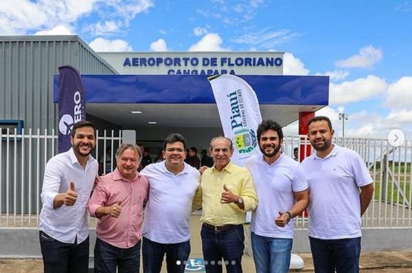 Governador entrega obras do Aeroporto Cangapara em Floriano e anuncia novos voos regionais.(Imagem:Reprodução/Instagram)