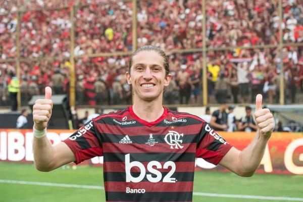 Filipe Luis ganhou a Libertadores de 2019 com Jorge Jesus.(Imagem:Alexandre Vidal / Flamengo)