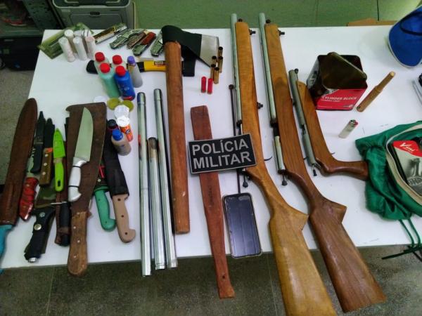 Suspeito de atirar contra casa das tias é preso com mais de 20 armas no Norte do Piauí(Imagem:Reprodução)