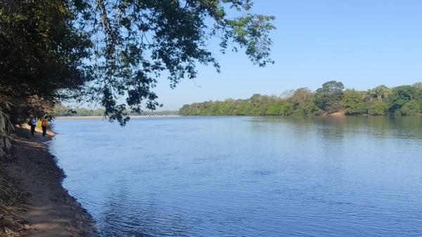 Rio Parnaíba, em Nazária, no Piauí.(Imagem:Ângela Bispo/TV Clube)