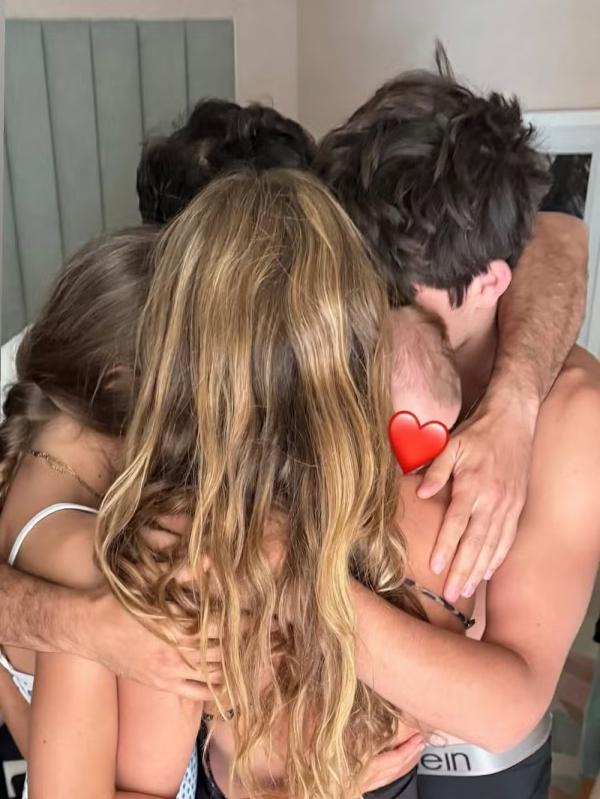 Gisele Bündchen com os filhos.(Imagem:Reprodução/Instagram)