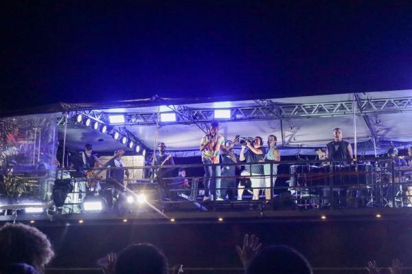 &Eacute; o Tchan comanda folia e arrasta multid&atilde;o para Marechal de Castelo Branco no encerramento das pr&eacute;vias do Carnaval(Imagem:Ascom Secult)