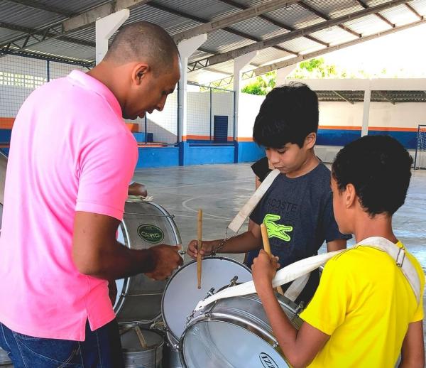 Prefeitura de Barão de Grajaú cria primeira banda marcial de música da cidade(Imagem:Reprodução/Instagram)