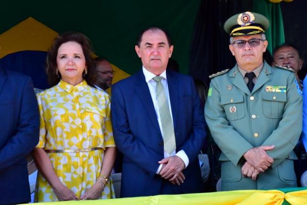 Desfile Cívico marca as comemorações pela Independência do Brasil em Floriano.(Imagem:Secom)