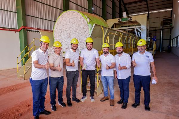 Inauguração da Algodoeira do Grupo AgroFritzen.(Imagem:Governo do Piauí)