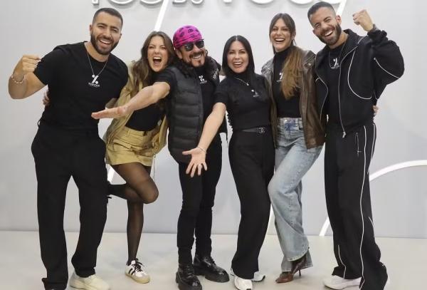 Bell Marques com Rafael Marques, Pati Guerra, Ana Marques, Mari Gonzalez e Pipo Marques.(Imagem:Divulgação)