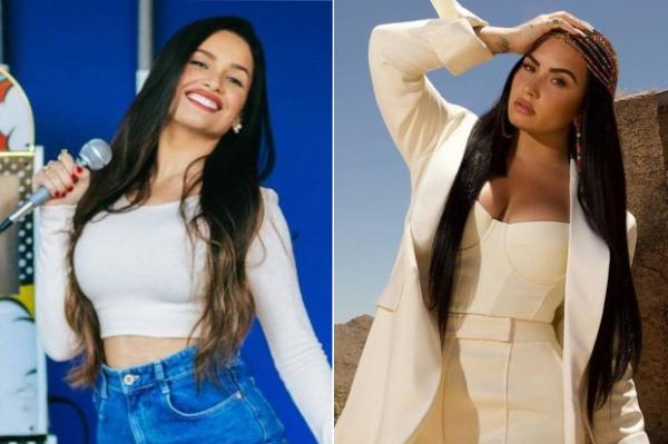 Juliette é seguida por Demi Lovato(Imagem:Reprodução)