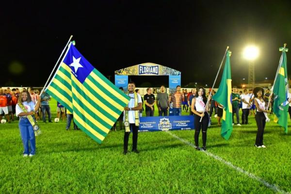 Abertura da Copa Floriano 2024 é realizada com estádio lotado e goleada(Imagem:Secom)