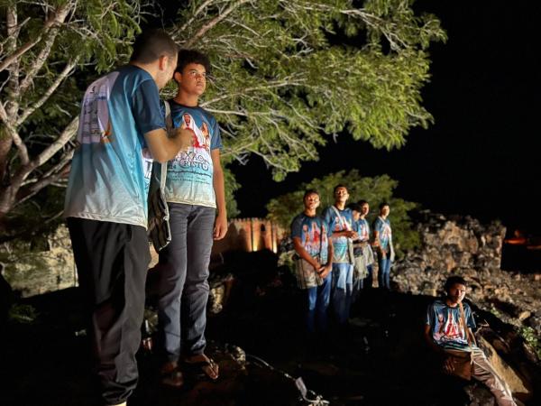  Atores intensificam ensaios no Teatro Cidade Cenográfica para 29ª Paixão de Cristo de Floriano(Imagem:Divulgação)