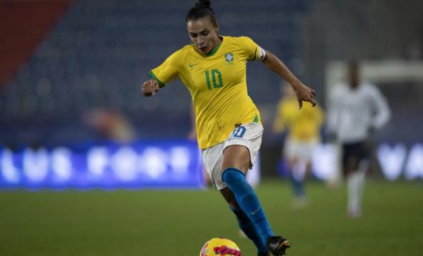Marta é a número 1 em jogadoras mais ricas da Copa do Mundo Feminina.(Imagem:Reprodução)