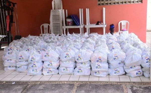 Prefeitura de Barão de Grajaú distribui cestas básicas para famílias carentes(Imagem:Reprodução)