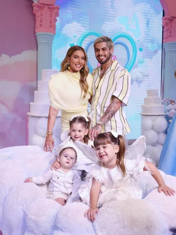 Virginia Fonseca e Zé Felipe celebram 4 anos de Maria Alice.(Imagem:Reprodução/Instagram )