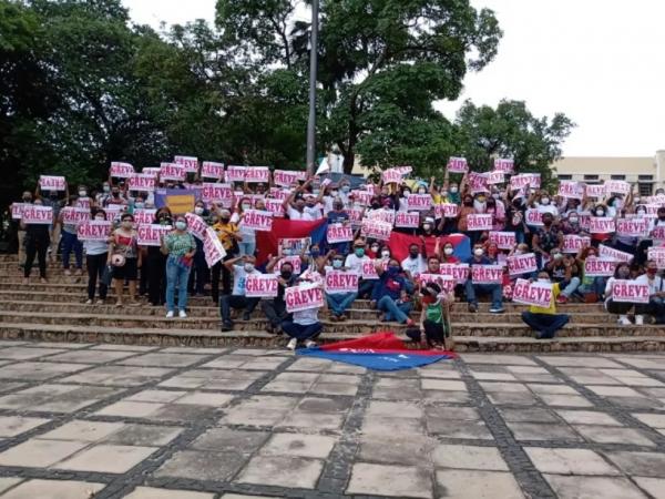 Professores da rede estadual mantêm greve no Piauí.(Imagem:Divulgação/Sinte-PI)