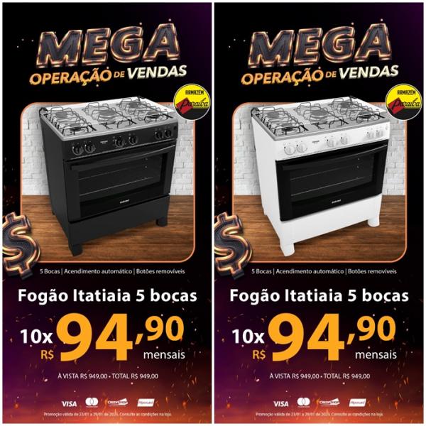 Primeira Mega Operação de Vendas do ano Paraíba.(Imagem:Divulgação)