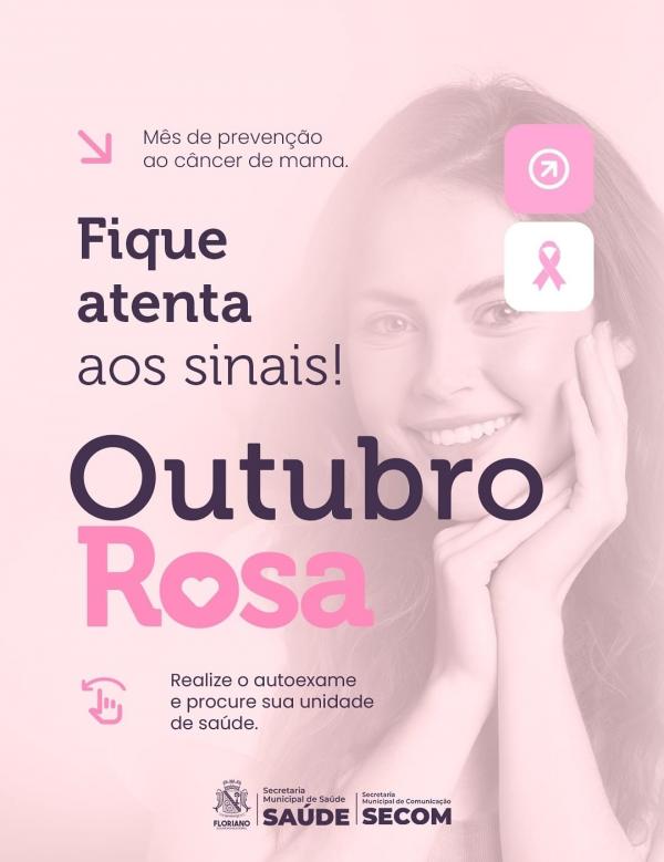 Secretaria Municipal de Saúde reforça cuidados no Outubro Rosa(Imagem:Secom)