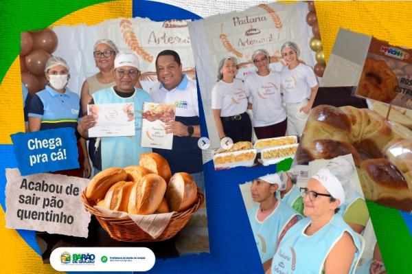 Curso de Padaria Artesanal transforma oportunidades e gera renda para mulheres em Barão de Grajaú.(Imagem:Reprodução/Instagram)
