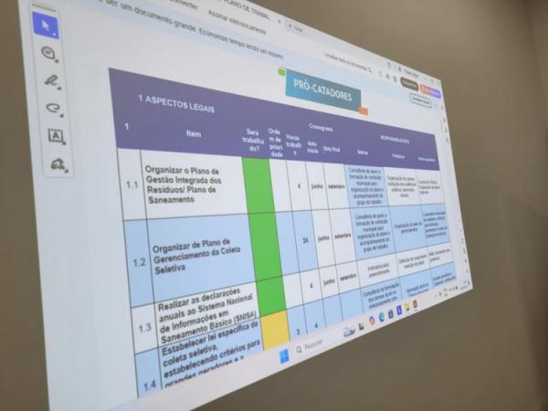 Prefeitura de Floriano e SEBRAE apresentam plano de trabalho do projeto Pró-Catadores(Imagem:Secom)