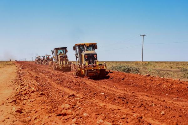 Rafael Fonteles anuncia que última etapa da rodovia Transcerrados será entregue no início de 2026(Imagem:Gabriel Paulino)