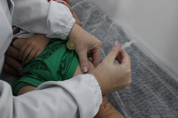 Crianças, gestantes, puérperas e indígenas receberão as doses inicialmente da vacina contra a gripe(Imagem:Divulgação/Secom)