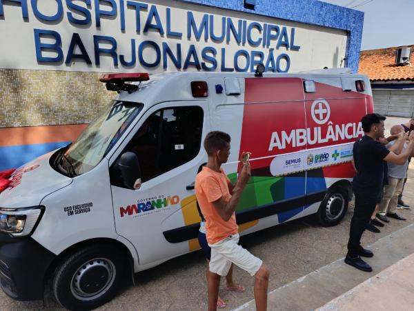Barão de Grajaú conquista nova ambulância em apenas 120 dias de gestão(Imagem:FlorianoNews )