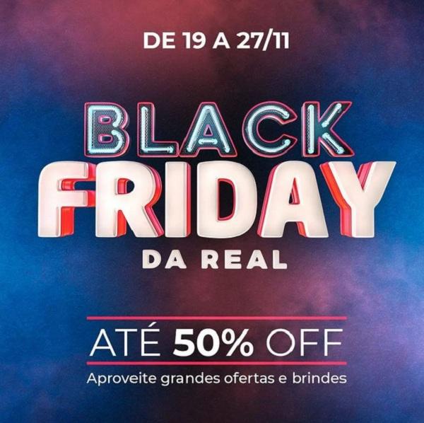 Black Friday da Real Calçados traz 50% de desconto; Corra e Aproveite!(Imagem:Divulgação)